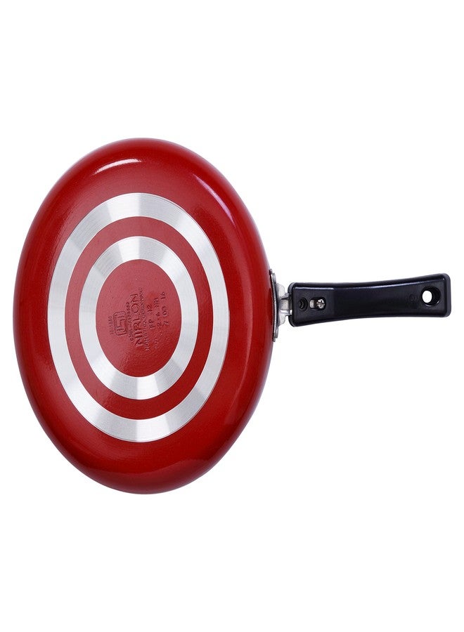 Nirlon Aluminium Non-Stick Frying Pan, 22 cm, Red and Black - Image 4